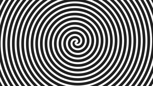 Spinning Spiral Abstract Motion Background. Seamless loop