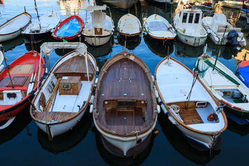Fototapeta na wymiar barche - Liguria