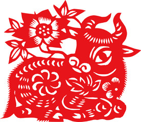 Chinese traditional Chinese zodiac pattern