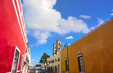 Gordijnen Valladolid city of Yucatan Mexico © lunamarina