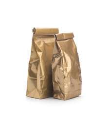 Tea packaging isolated on white