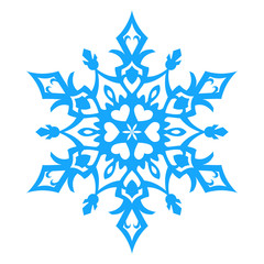 Snowflake Icon. vector illlustration. 