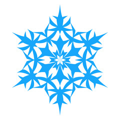 Snowflake Icon. vector illlustration. 