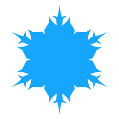 Snowflake Icon. vector illlustration. 