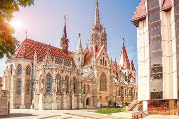 Fototapeta premium Hungary. Budapest. St. Matthias Church in Budapest.
