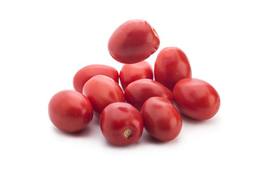 Basket with tomatoes