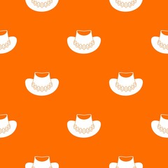Cowboy hat pattern seamless