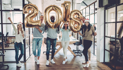 Celebrating Christmas in office