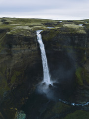 Waterfall from above 