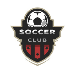 Soccer club, sport logo.