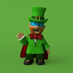 Leprechaun - 3D Illustration