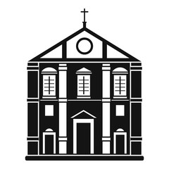 Church icon, simple style