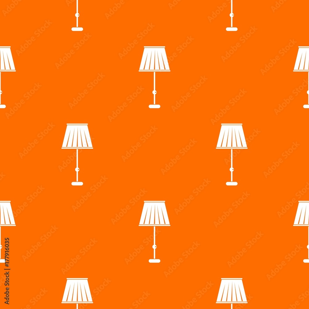 Poster floor lamp pattern seamless