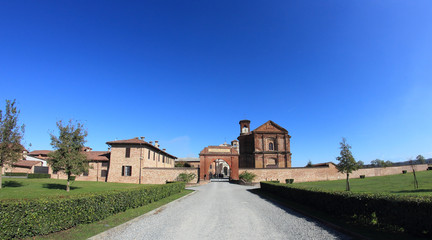 Fototapeta na wymiar Principato di Lucedio, Vercelli, Italy