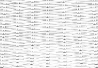 White or light grey wicker basket texture