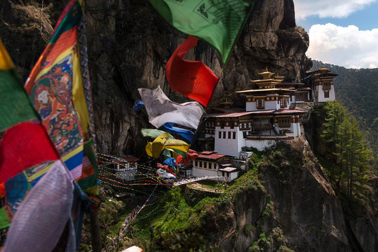 Taktshang Tigers Nest Monastery , Bhutan.