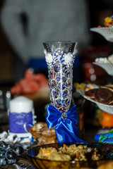 Декорированные фужеры