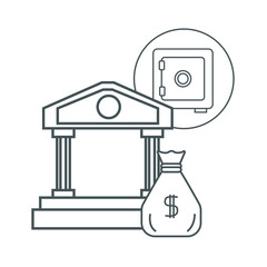Money certificate of deposit icon vector illustration graphic design