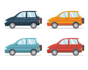 family car simplified illustration
