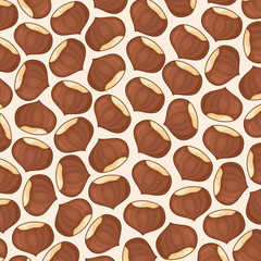 background pattern with chestnut