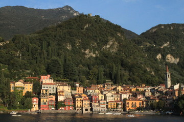 Fototapeta na wymiar Beautiful Varenna at Lake Como