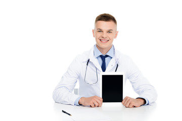 Fototapeta premium doctor with digital tablet