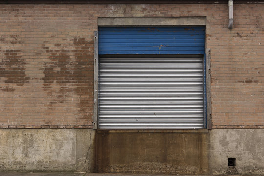 Empty loading ramp in an old building