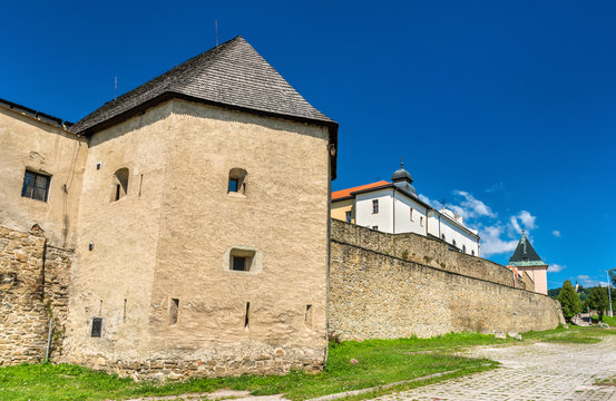 Dfencsive wall surrounding the old town of Levoca in Slovakia