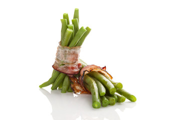 Green beans with bacon