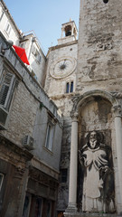 Fototapeta na wymiar diocletians palace in the croatian town split