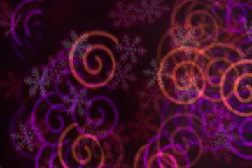 Bokeh background abstract patterns