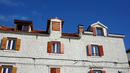 old town of croatian city trogir