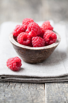 fresh raspberries
