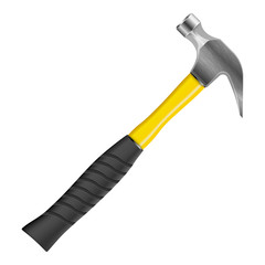 Hammer icon on the white background. Vector, eps 10