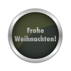 Button Set - dunkel mit silbernem Ring - Frohe Weihnachten