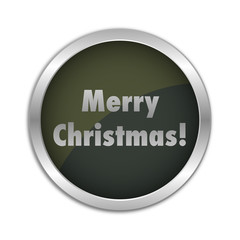 Button Set - dunkel mit silbernem Ring - Merry Christmas Text