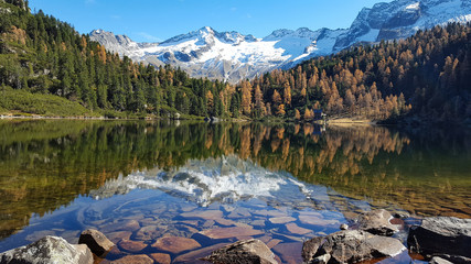 Reedsee, Bergsee, Gastein, Gasteinertal, K&ouml;tschachtal, SalzburgerLand, Herbst, Herbststimmung, See, Schnee, Wald