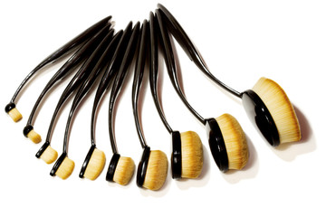 Professional makeup brushes. Makeup tools.