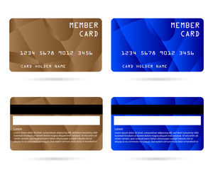 member card, business VIP card, design for privilege member,vector