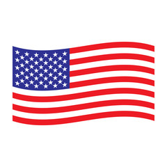 wavy USA flag