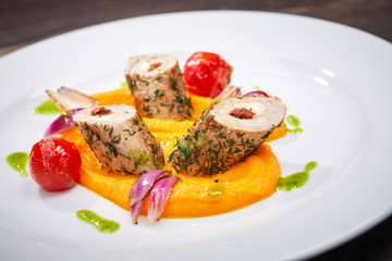 stuffed chicken fillet
