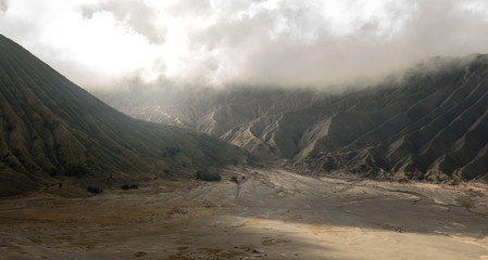 Wonderful point view in Bromo volcano, Indonesia