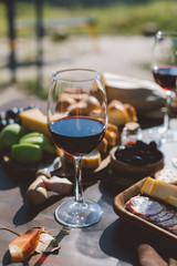 glass of red wine
