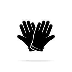 Icon of protective gloves. - obrazy, fototapety, plakaty
