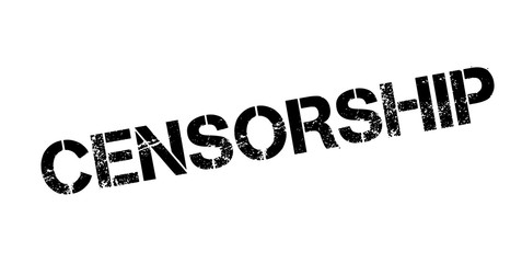 Censorship rubber stamp. Grunge design with dust scratches. Effects can be easily removed for a clean, crisp look. Color is easily changed.