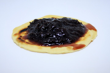 Pancake and jam