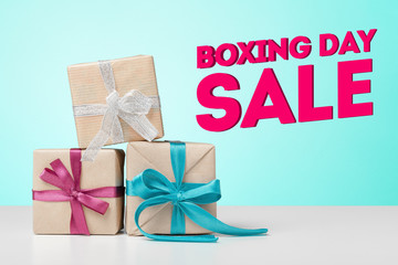 gifts with text boxing day