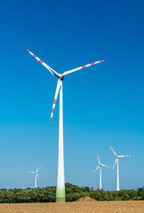 Turbines at a wind farm in Austria