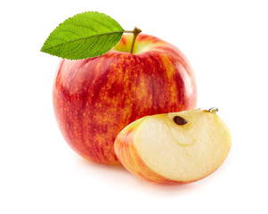 Apple with slice