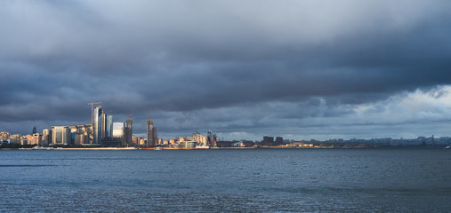 Baku skyline cityscape